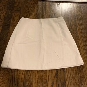 Abercrombie and Fitch skirt, creamy beige color material looks like linen almost